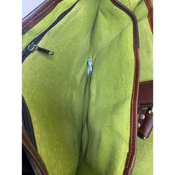 Leather Messanger Bag Satchel Briefcase Unbranded - Picture 7 of 7